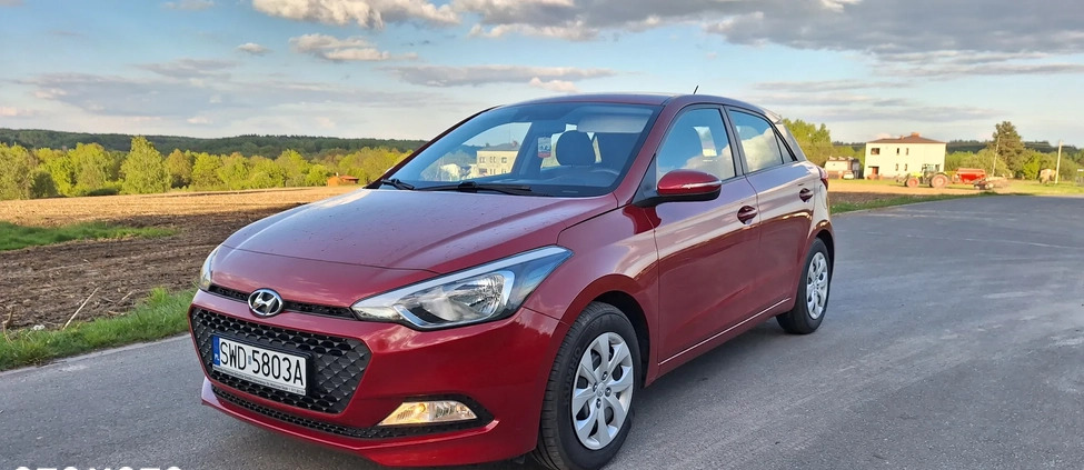 Hyundai i20 cena 45900 przebieg: 82000, rok produkcji 2018 z Gołdap małe 79